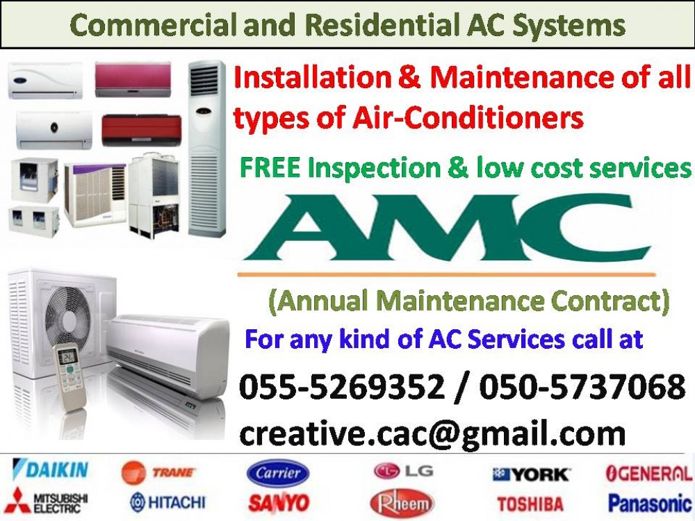 055-5269352 all kind of air conditioning services