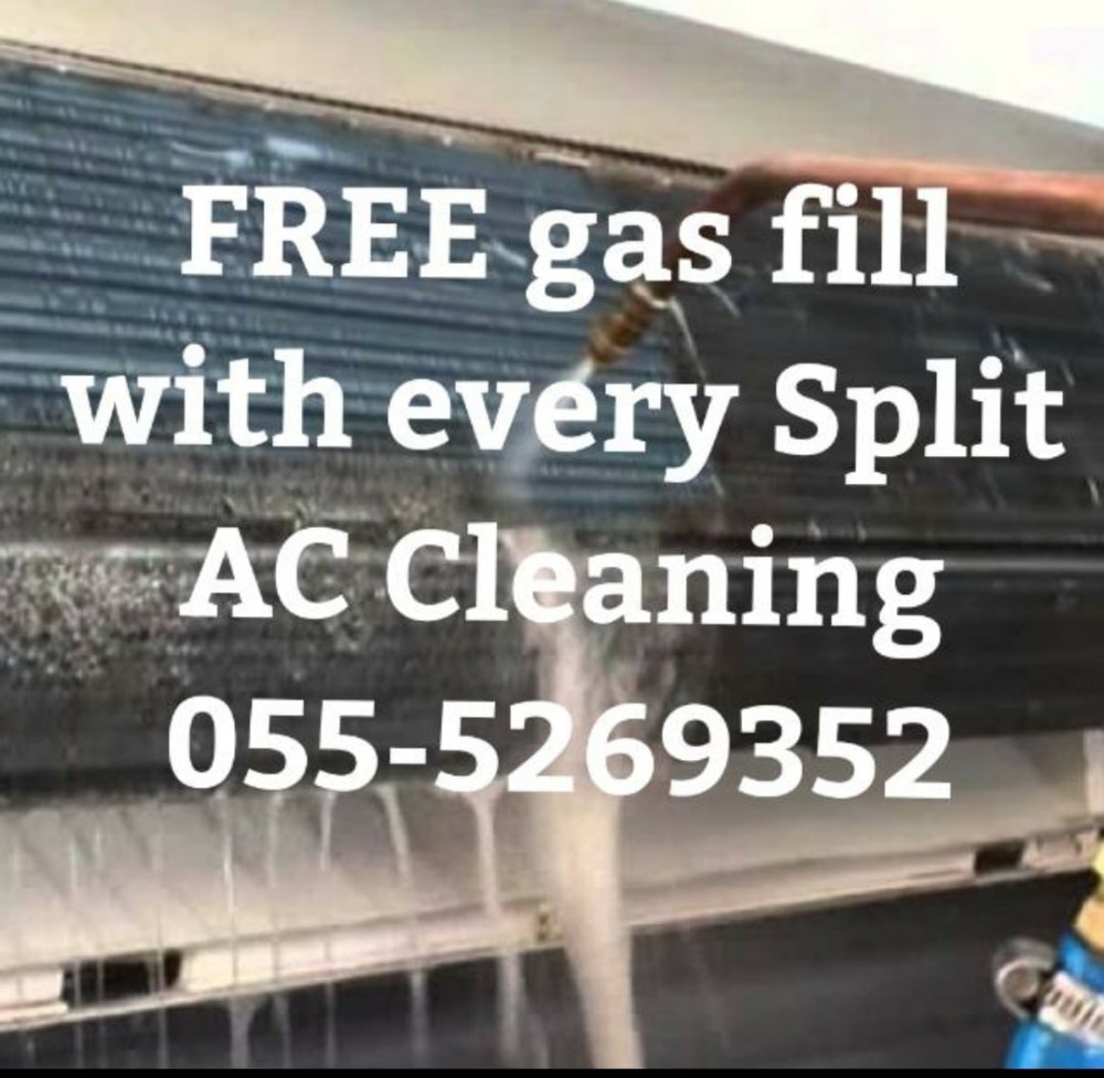 055-5269352 all kind of air conditioning services cleaning repair fixing