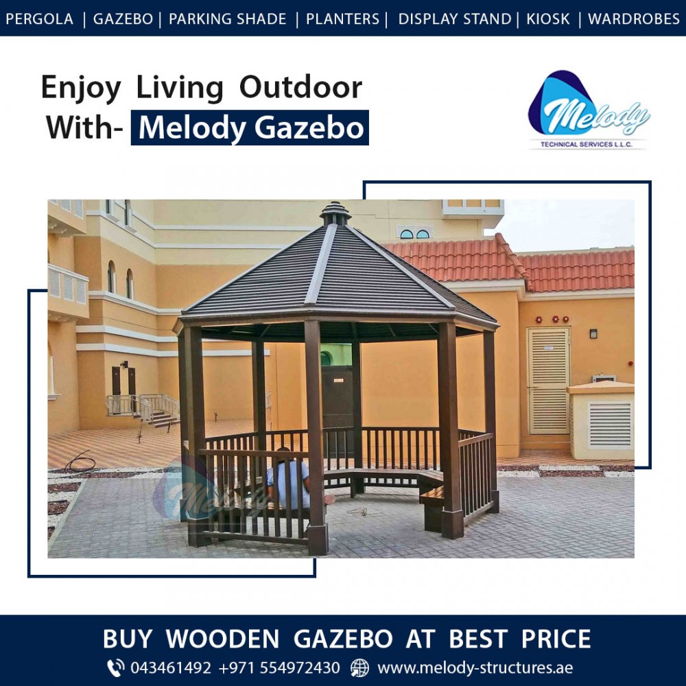 Wooden Gazebo build and install in Dubai photo 1