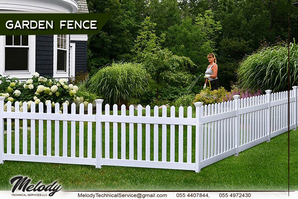 Wooden Fence Dubai | Garden Fence in UAE | Picket Fence photo 1