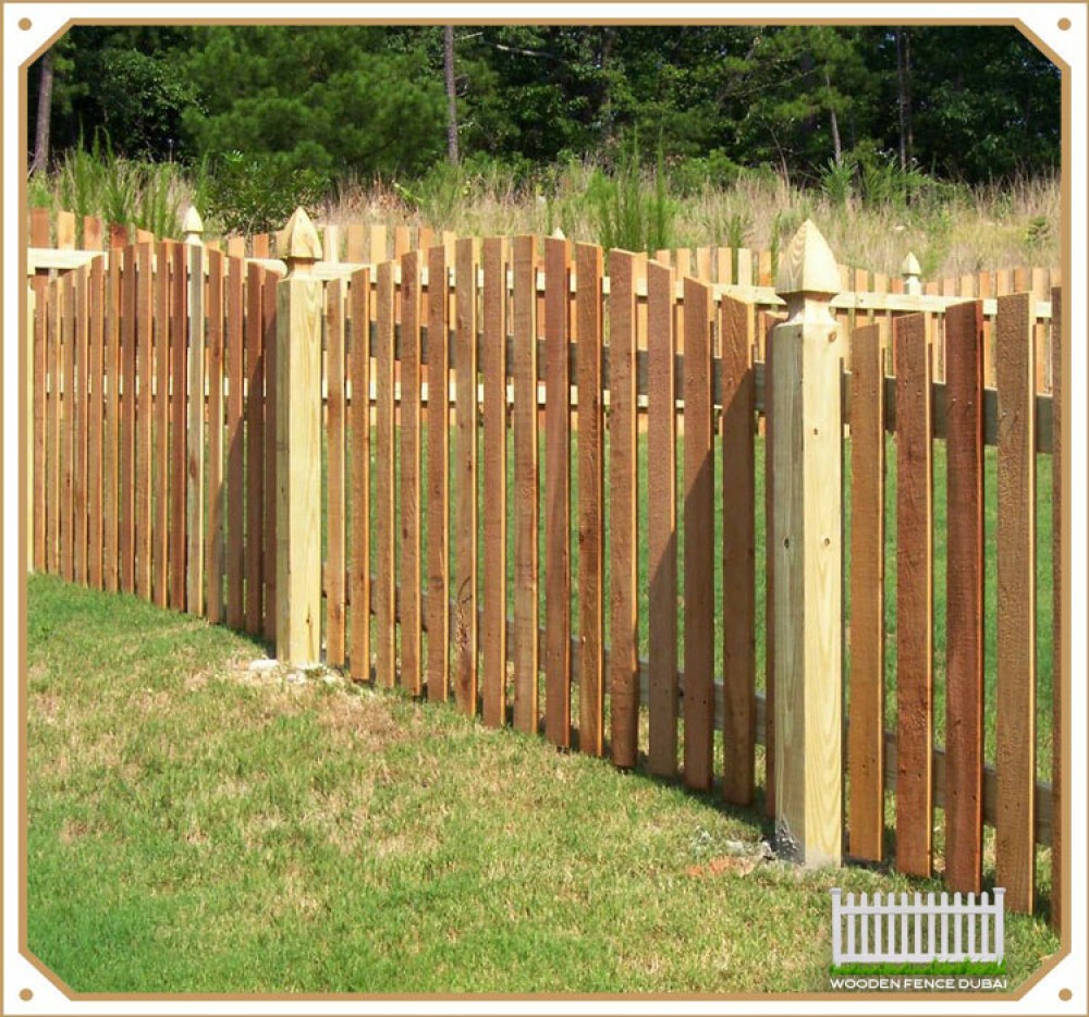 Wooden Fence in Dubai | Picket Fence in UAE | Garden Fence Abu Dhabi photo 1