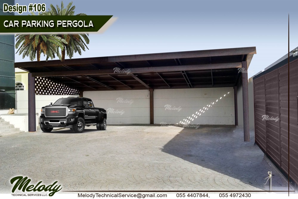 Best Car Parking Shades Suppliers in Dubai | Car Parking Pergola UAE photo 1