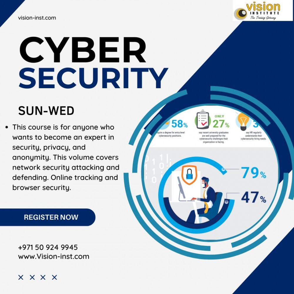 Cyber Security Classes at Vision Institute. Call 0509249945 photo 1