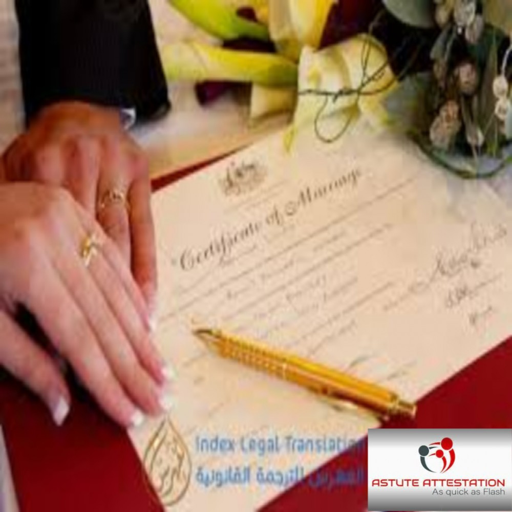 Marriage Certificate Attestation Services for UAE