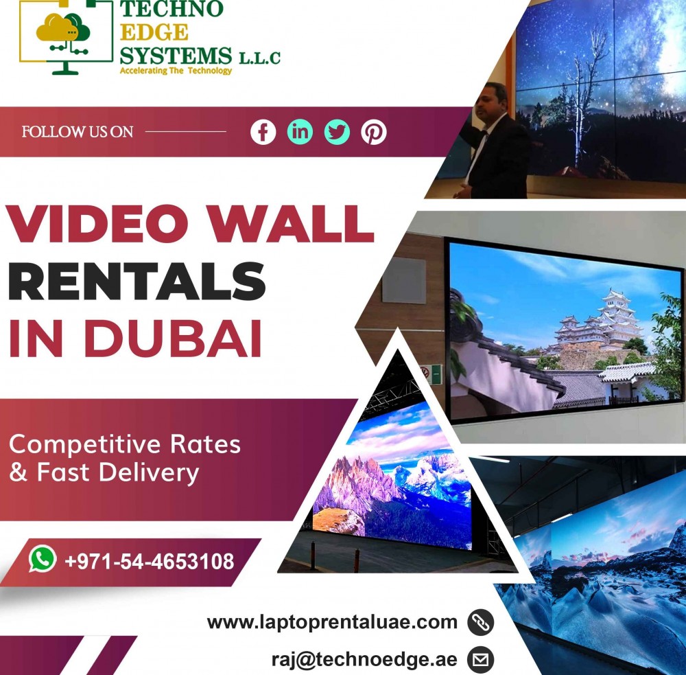 Video Wall Hire Dubai By Techno Edge Systems photo 1