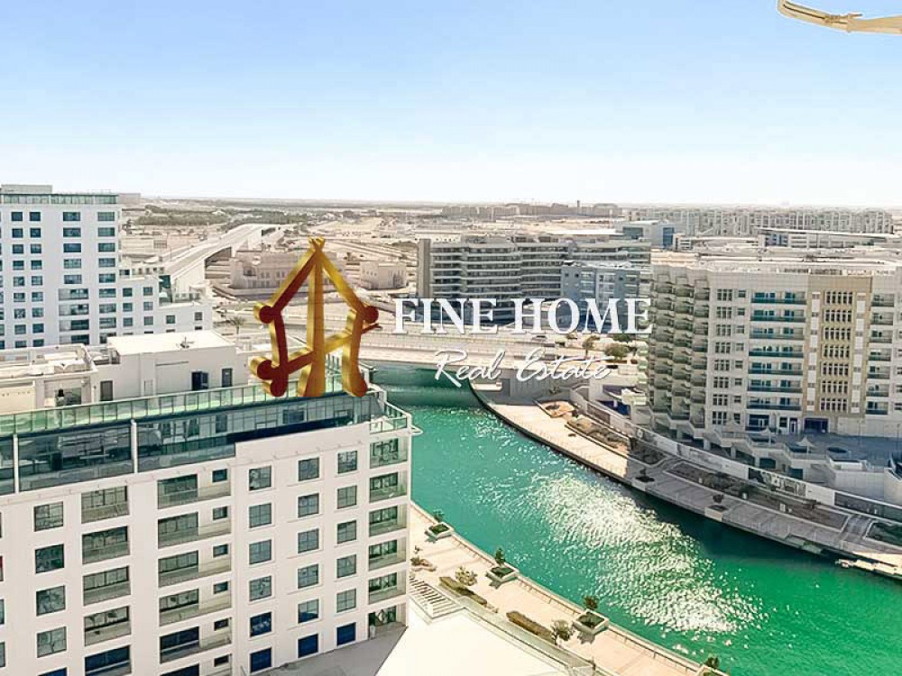 Best Invest & Negotiable| Canal View+ High Floor on Al Raha Beach photo 1