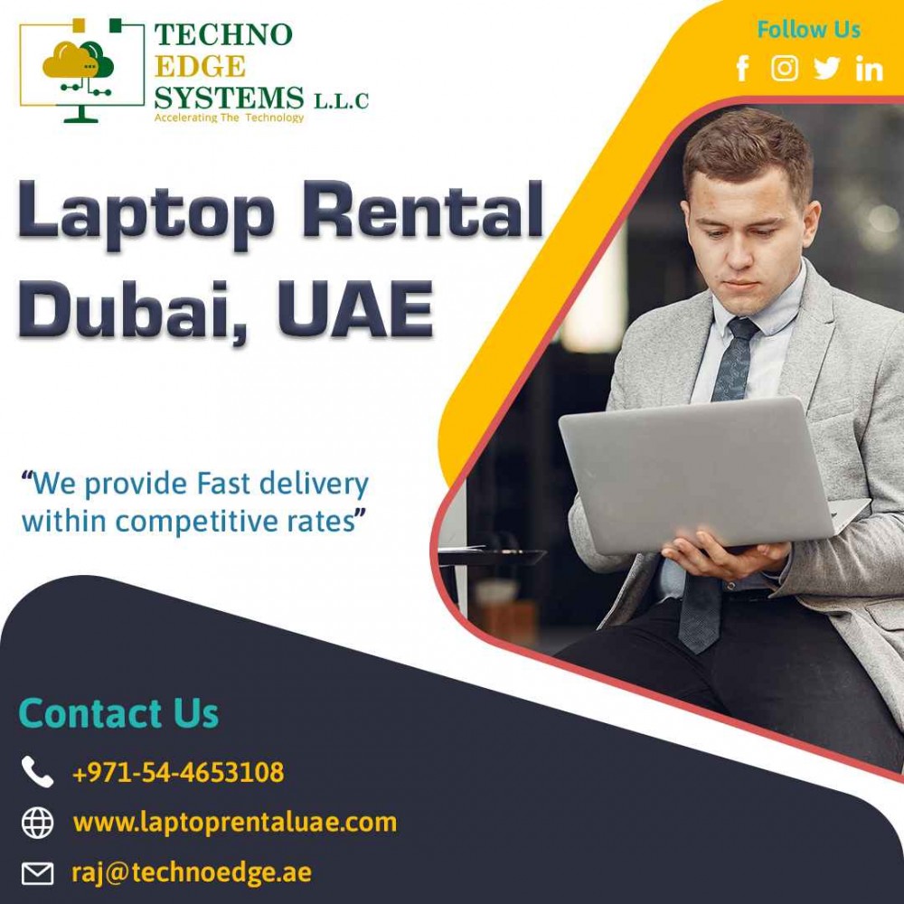 Techno Edge Systems is  the Most Favored Laptop Rental Companies in Dubai. photo 1