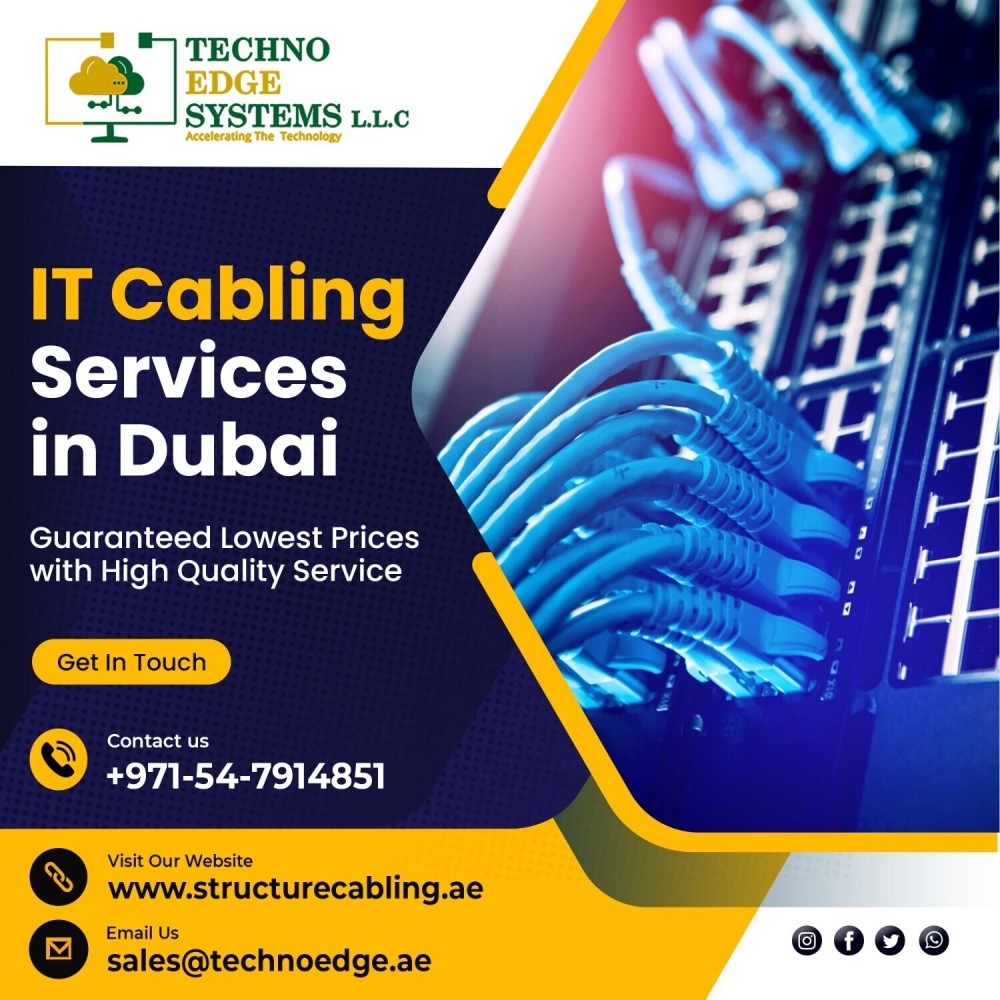 Techno Edge Systems LLC offers quality IT Cabling in Dubai. photo 1