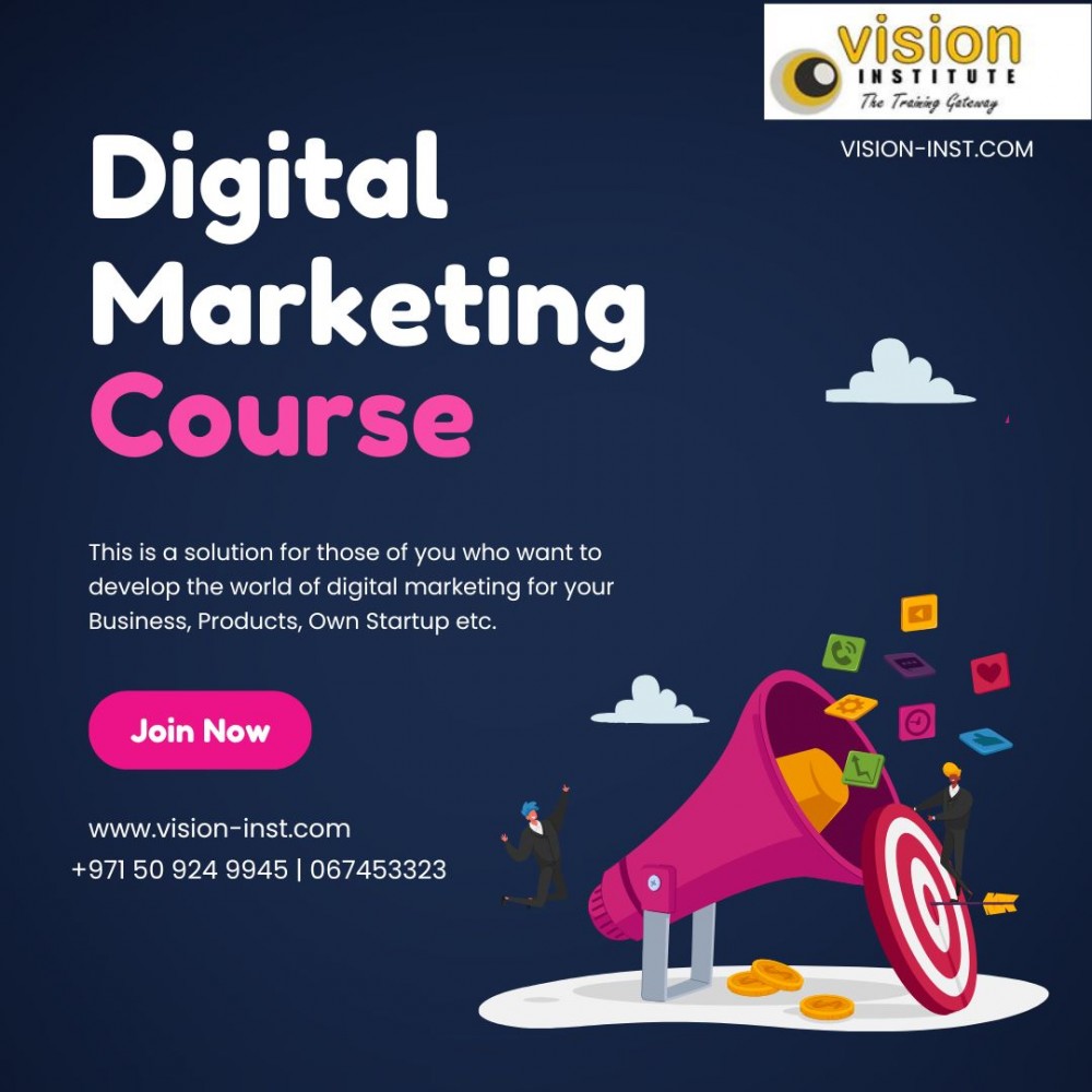 Digital Marketing Classes at Vision Institute. Call 0509249945 photo 1