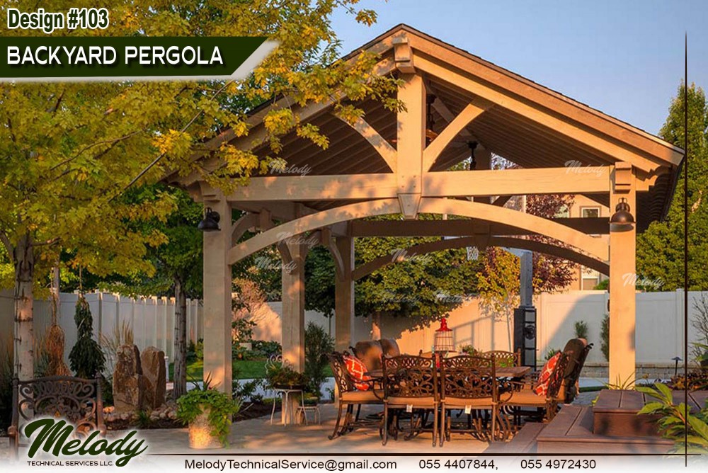 Wooden Pergola With Supply And Installation in UAE photo 1