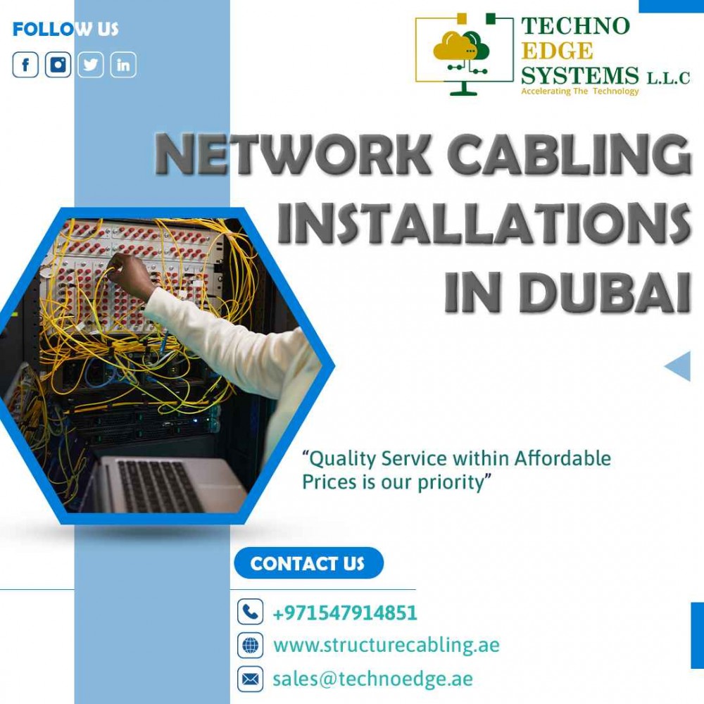 Structure Cabling Dubai imparts highly qualified Network Cabling Systems across Dubai. photo 1