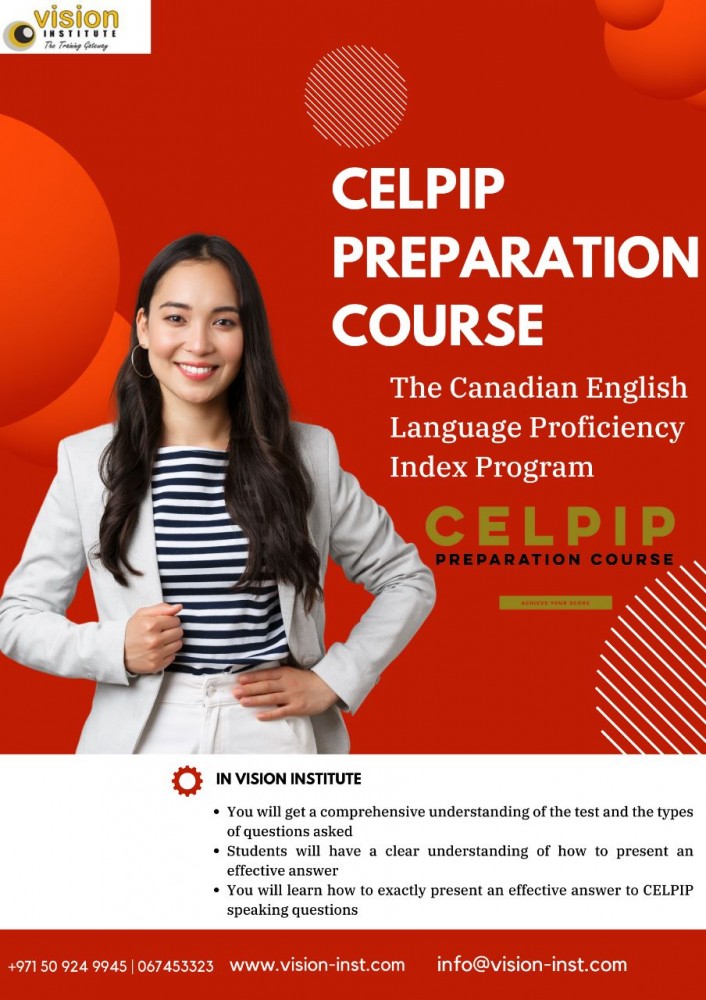 CELPIP Training at Vision Institute. Call 0509249945 photo 1
