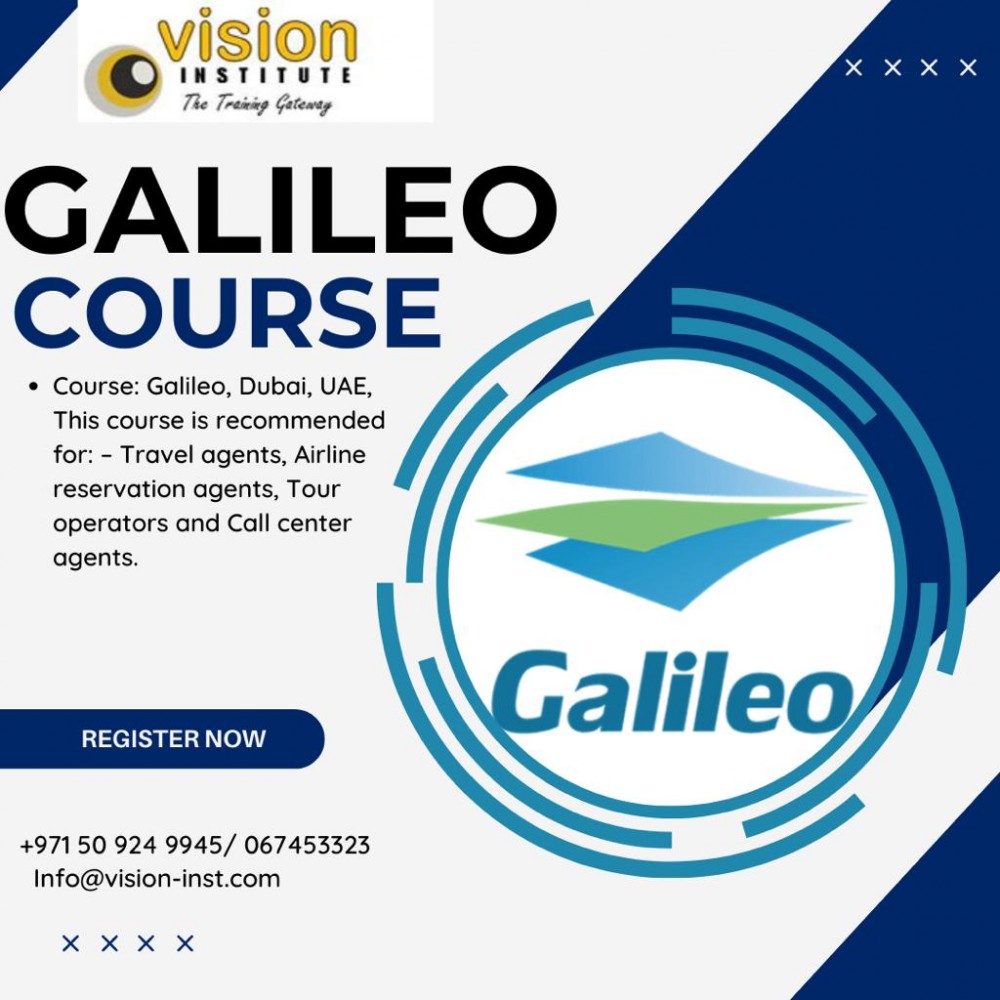 Galileo Training at Vision Institute. Call 0509249945 photo 1