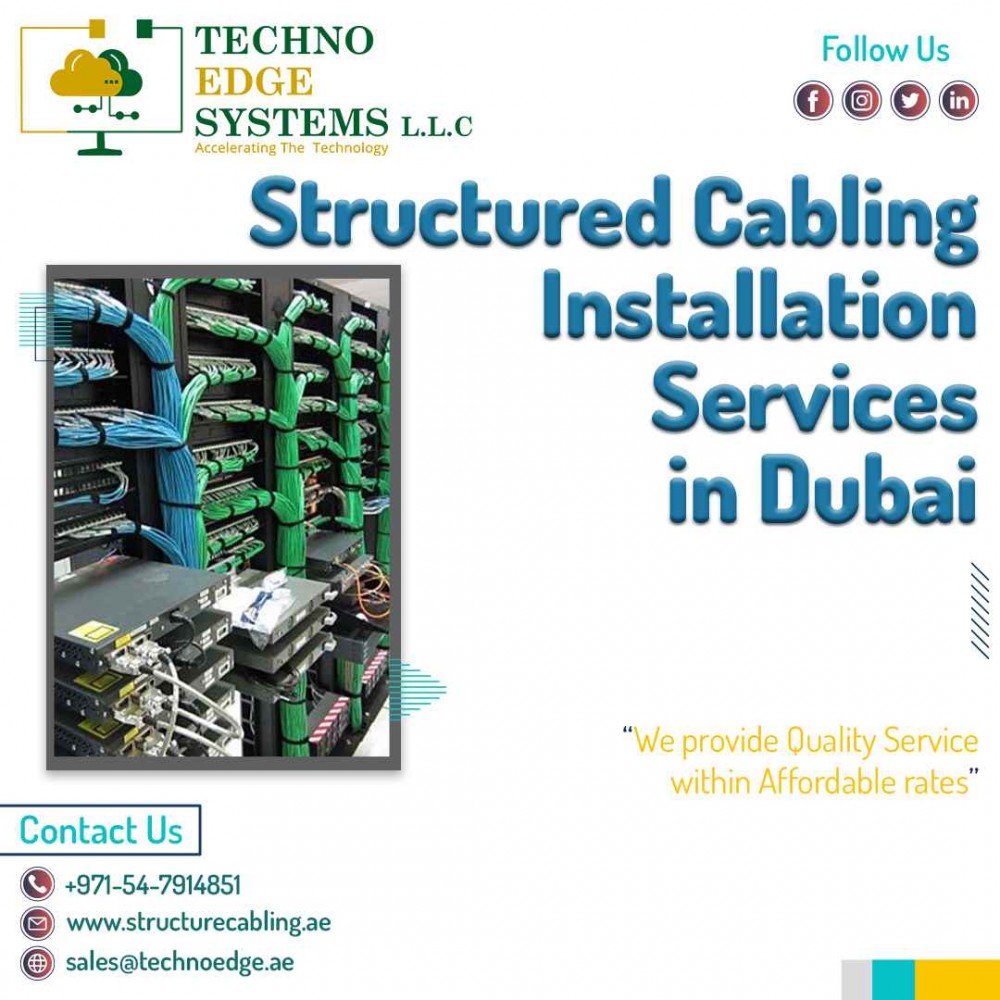 Professional Structured Cabling Installation Dubai photo 1