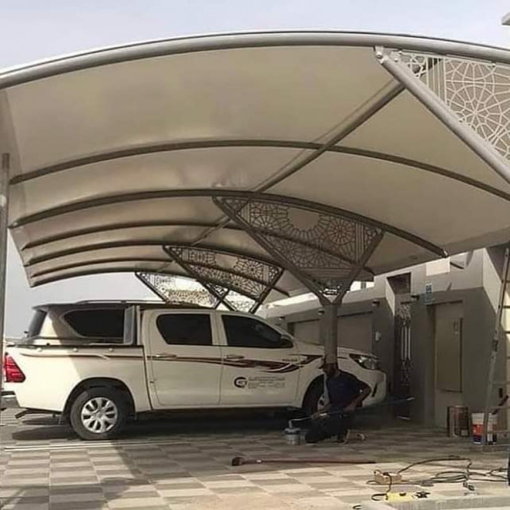 Car Parking Shades in pvdf Fabric  0543839003 photo 1