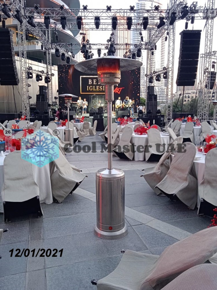 RENT EVENT, GAS, OUTDOOR HEATER FOR RENTAL IN DUBAI, UAE. photo 1