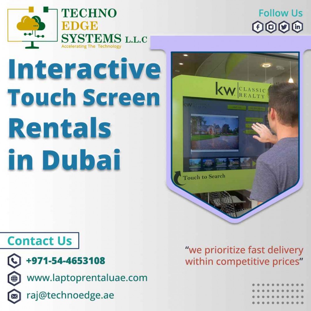 Make your Business Events Better with Touch Screen Rental photo 1