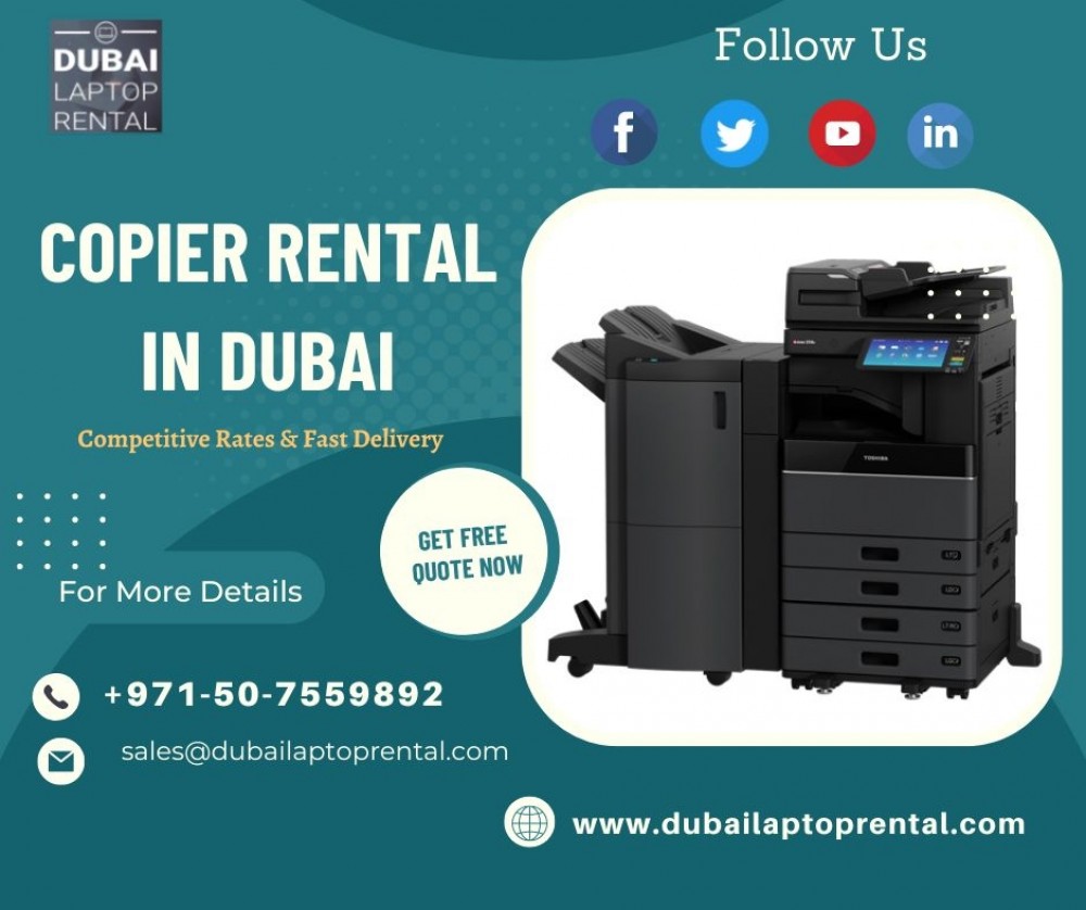 Copier Rental In Dubai At An Affordable Price photo 1