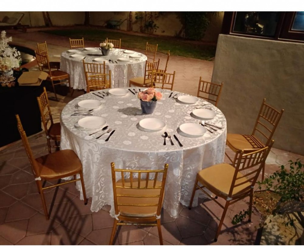 Rental of glass tables, luminous tables for rent in Dubai. photo 1