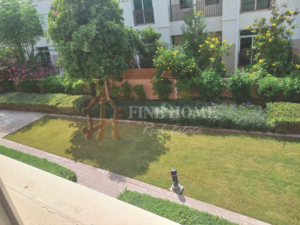 Terrace Apartment | Garden View | Well Maintained on Al Ghadeer photo 1