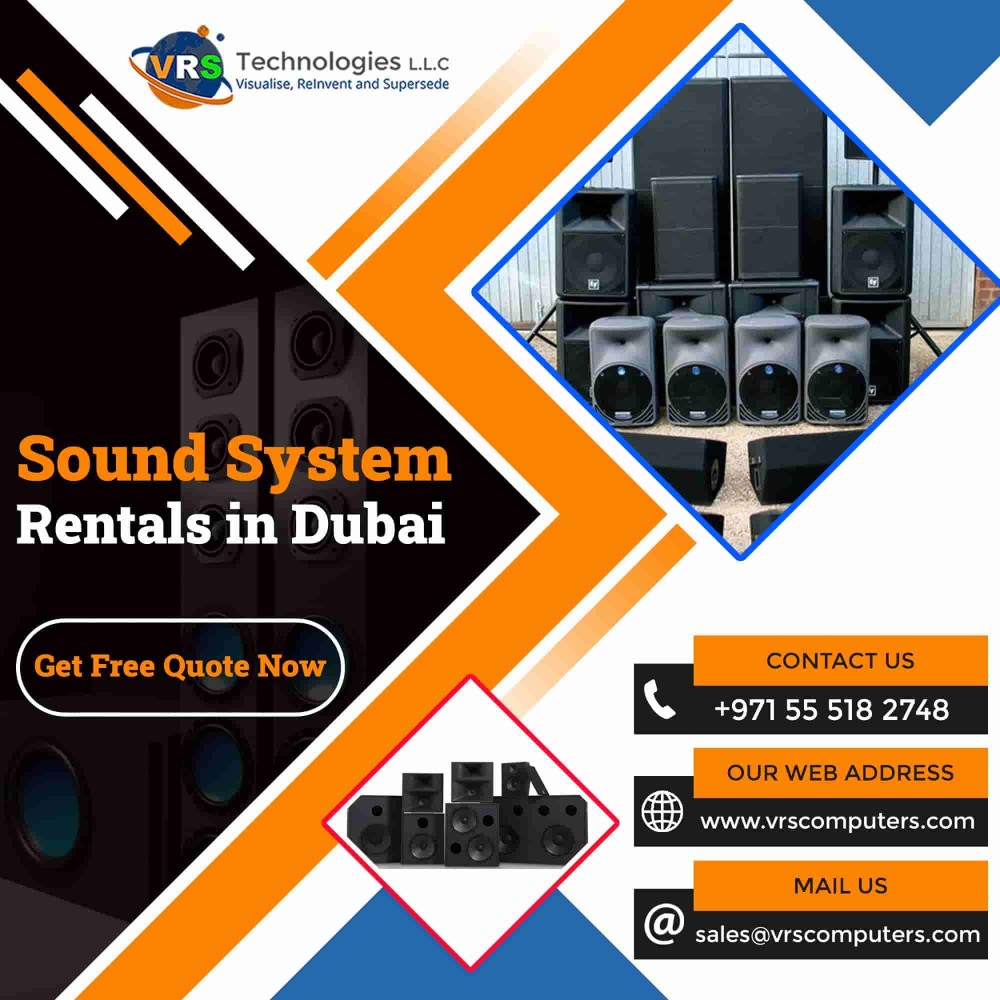 Sound System and Microphone Rental in Dubai photo 1