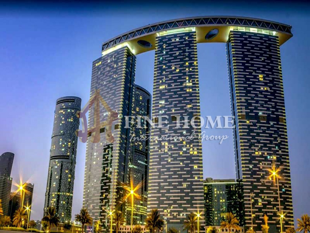 Stunning 1BR w/ Study + Laundry Rm | Sea View on Al Reem Island photo 1