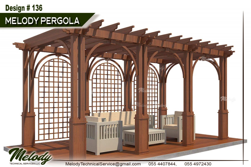 Buy Pergola Online in Dubai | Wooden Pergola | Garden Pergola photo 2