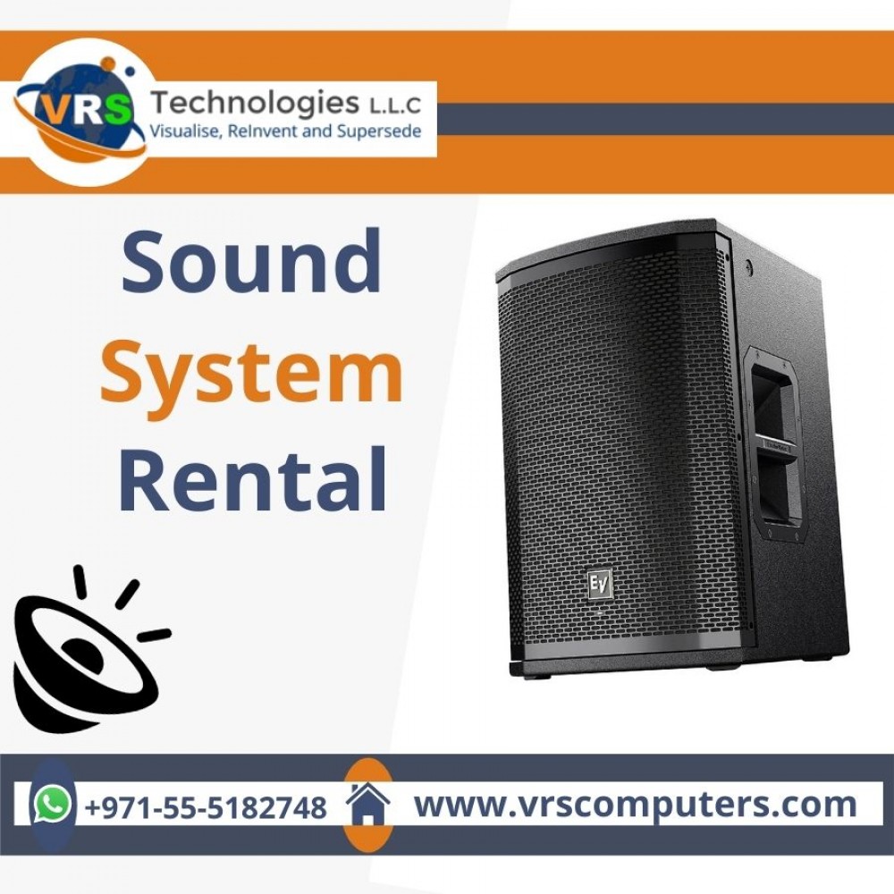 Sound System and Speakers Rental Dubai photo 1
