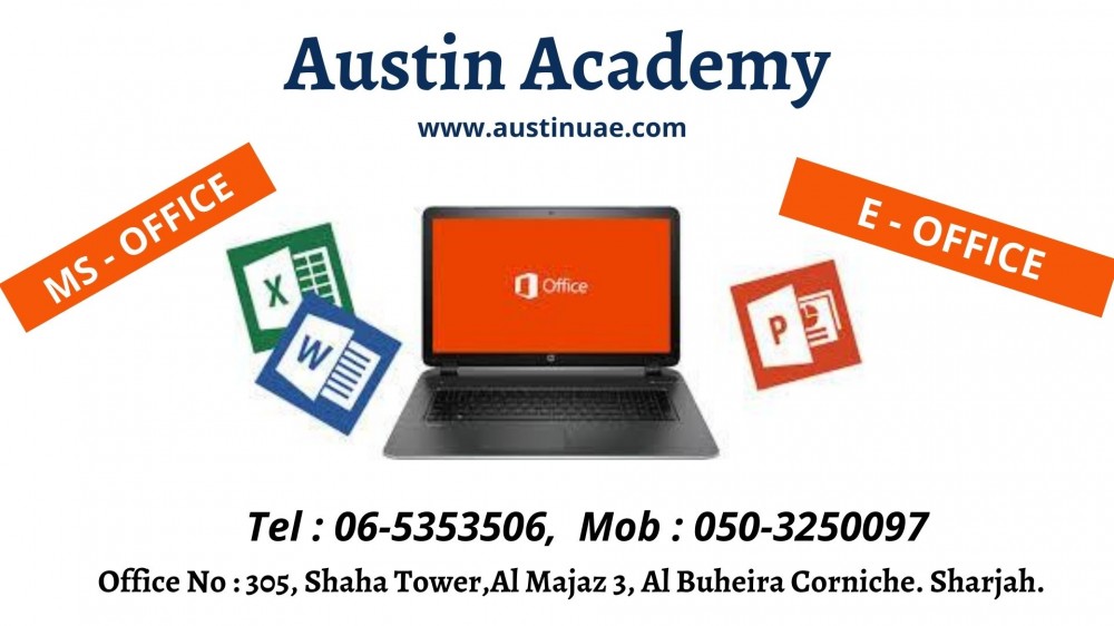 MS-Office Classes in Sharjah with Best Offer 0503250097 photo 1