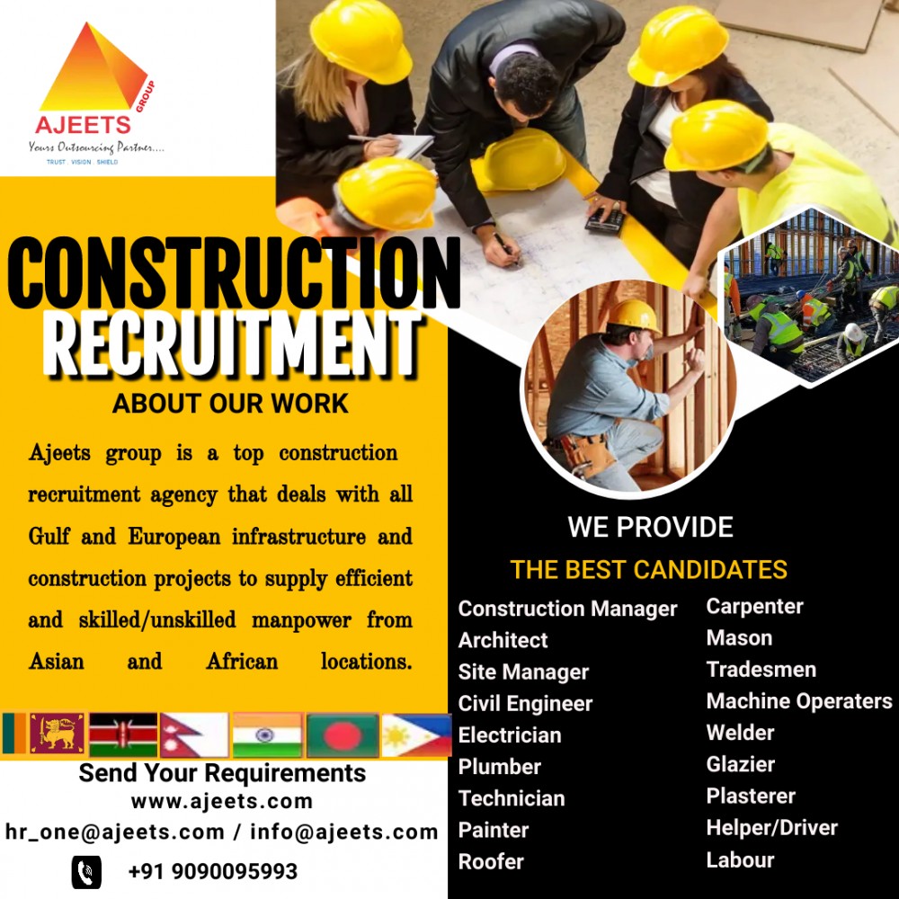 Need construction labor (skilled/unskilled) from India, Nepal, Bangladesh? photo 1