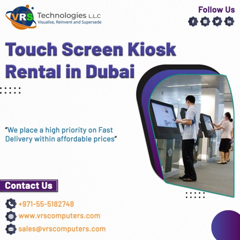 Touch Screen Lease Solutions for Events in UAE photo 1