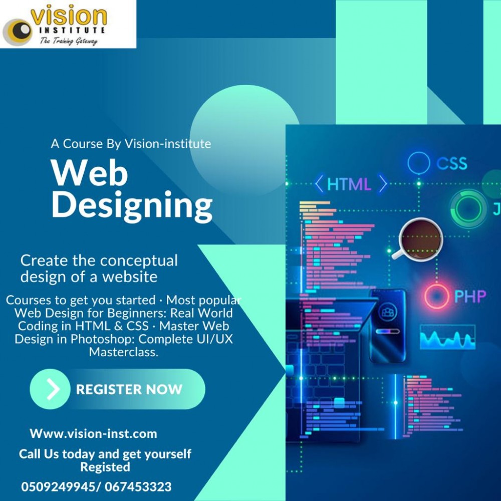 Web Designing Classes. Call 0509249945 photo 1