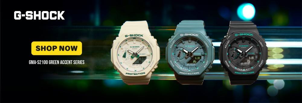 CASIO G-SHOCK Green Accent GMA-S2100 Women's Collection