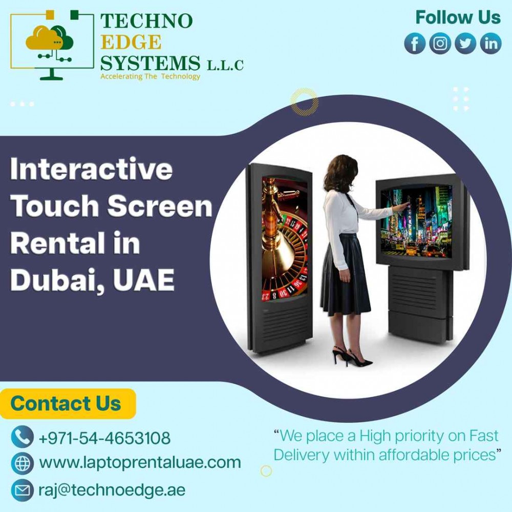 LED Touch Screen Rental Dubai- Cost-saving Solution photo 1