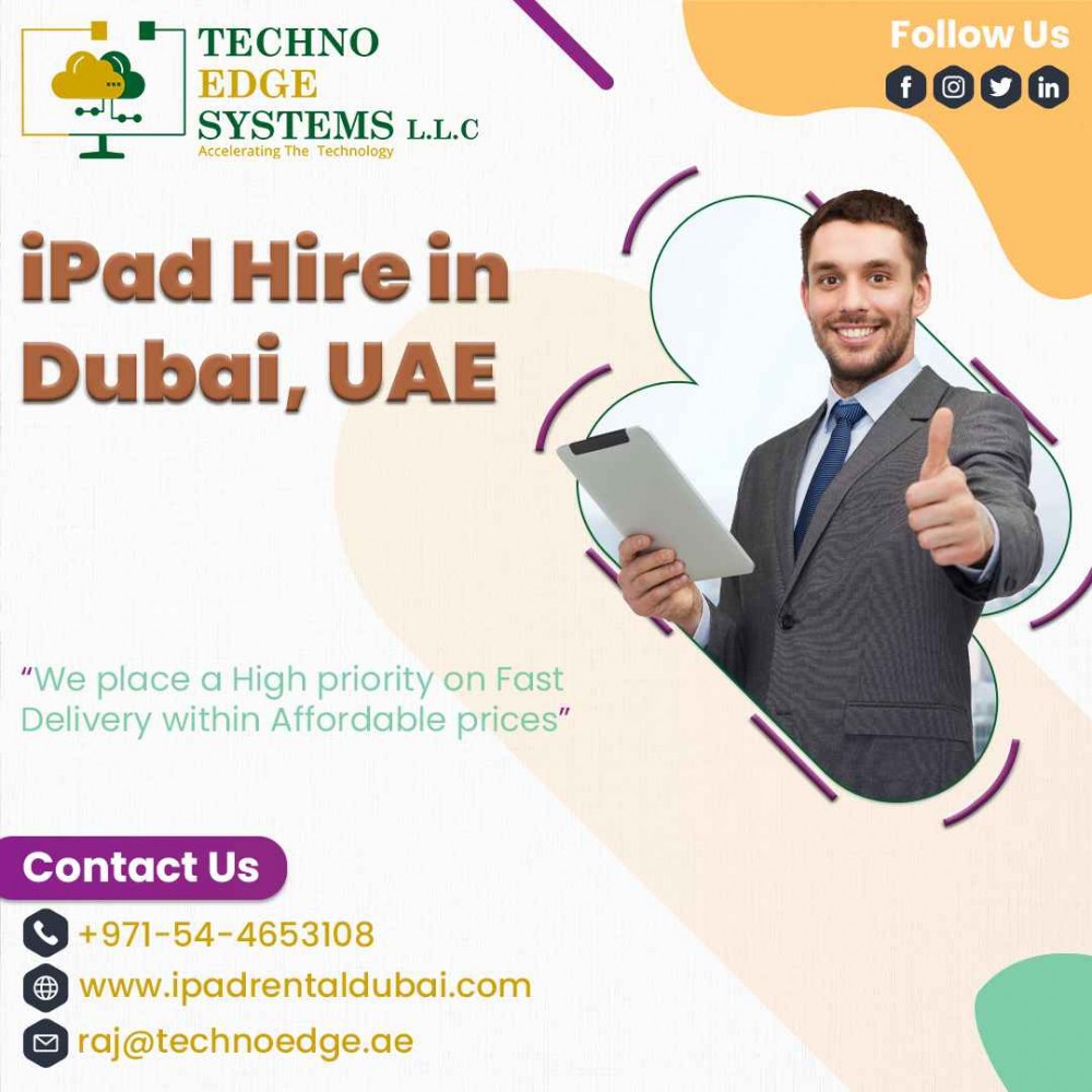 Lease iPads for Events and Meetings in UAE - Dubai photo 1