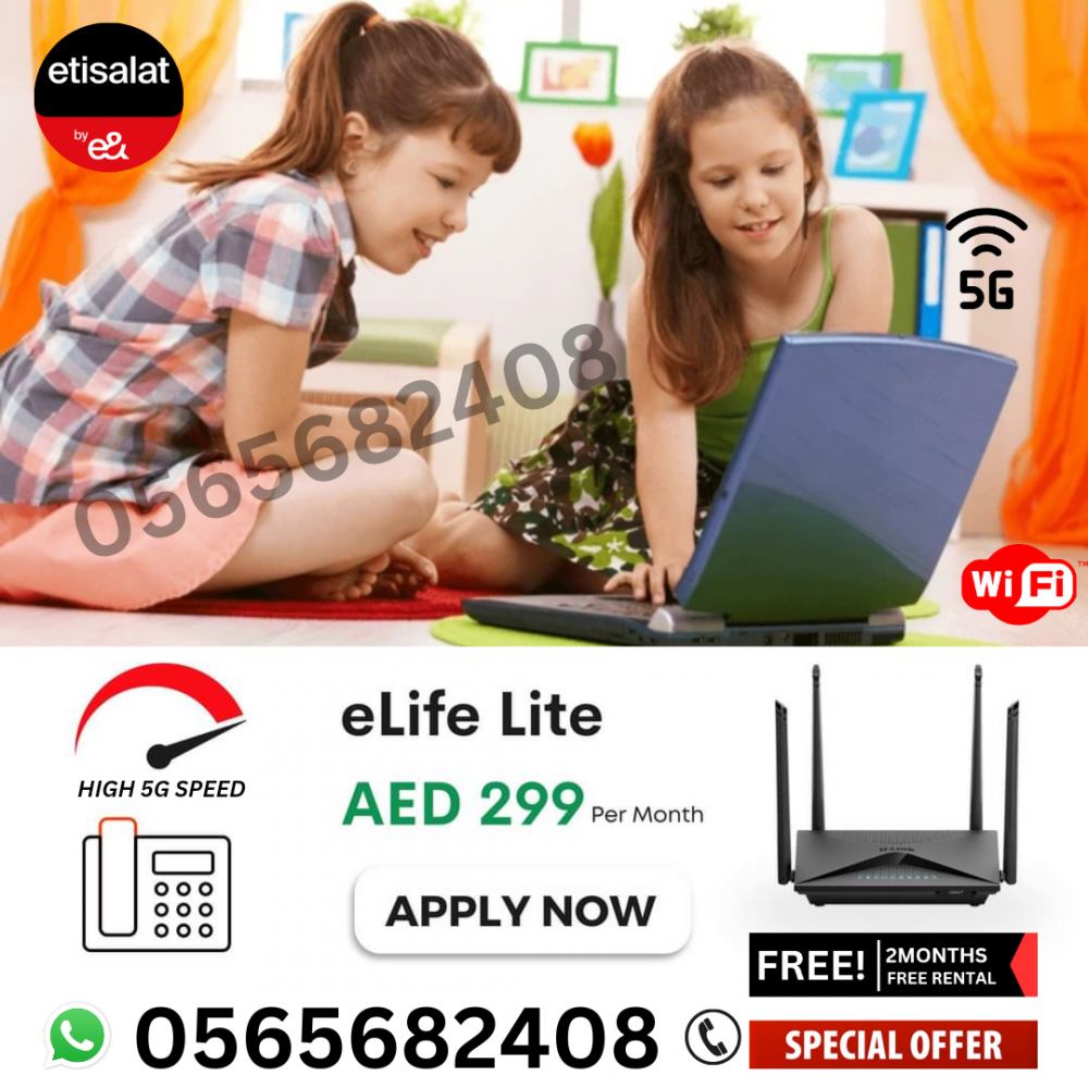 Etisalat home internet wifi service photo 1