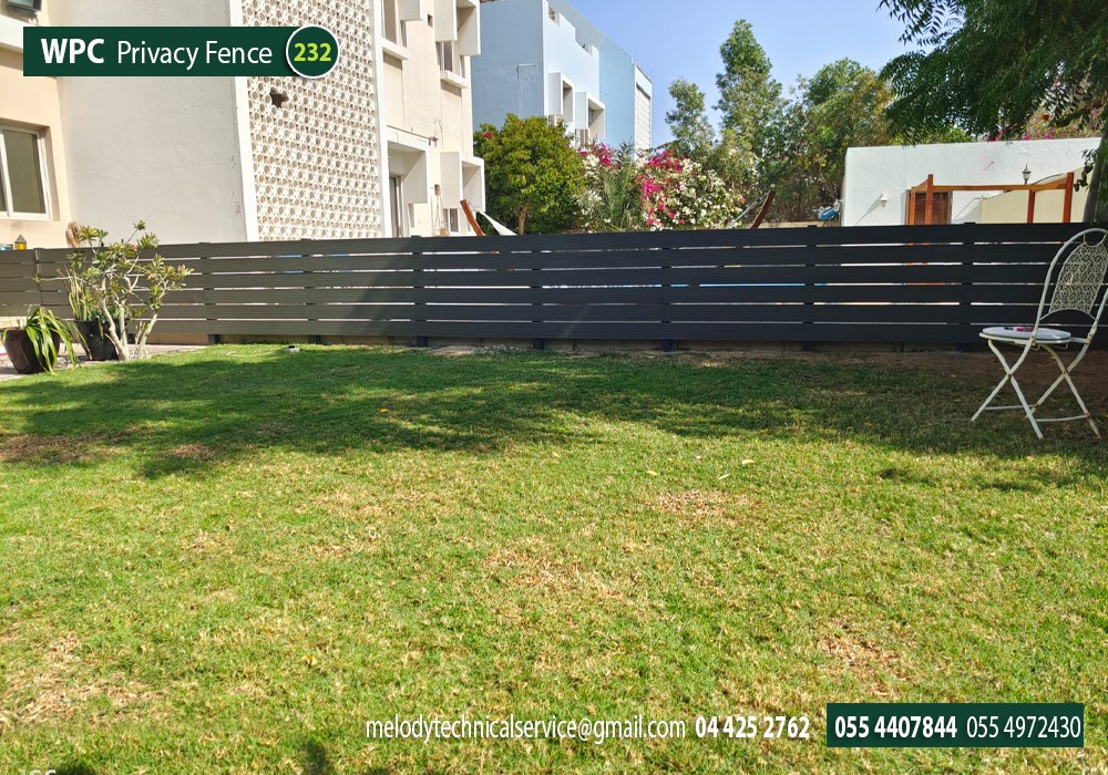 WPC Fence supply and install in UAE photo 1