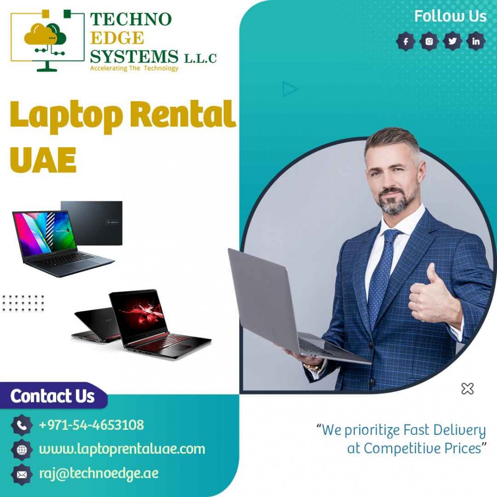 Select Laptop Rentals in Dubai to test the newest technological innovations. photo 1