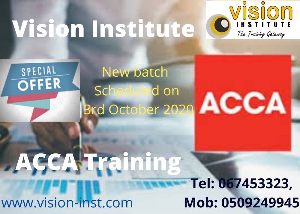 Chartered Accountant Courses at VISION INSTITUTE - 0509249945 photo 1