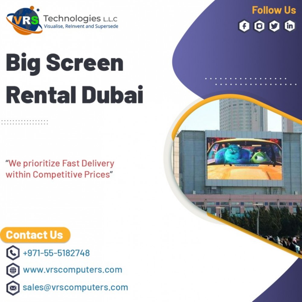 Lease LED Display Screens for Events in Dubai photo 1