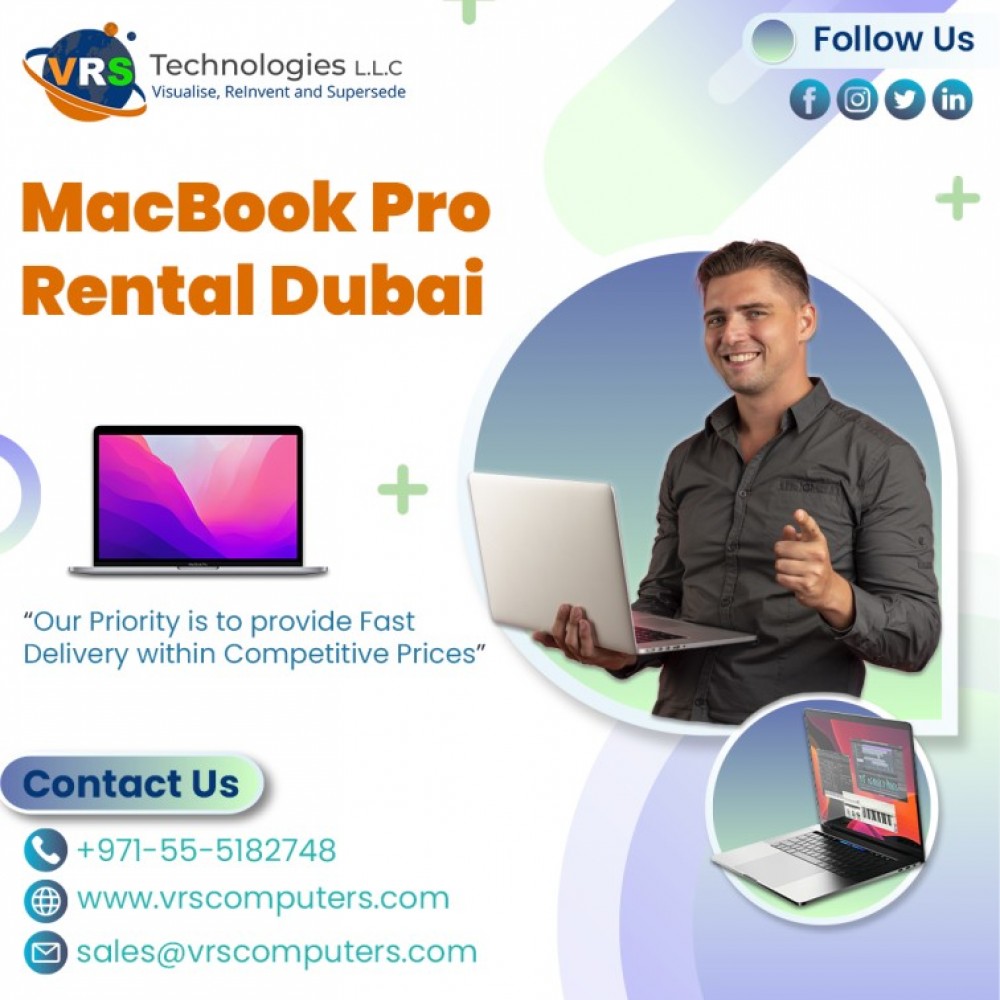 Hire Latest MacBook Pro for Meetings in UAE photo 1