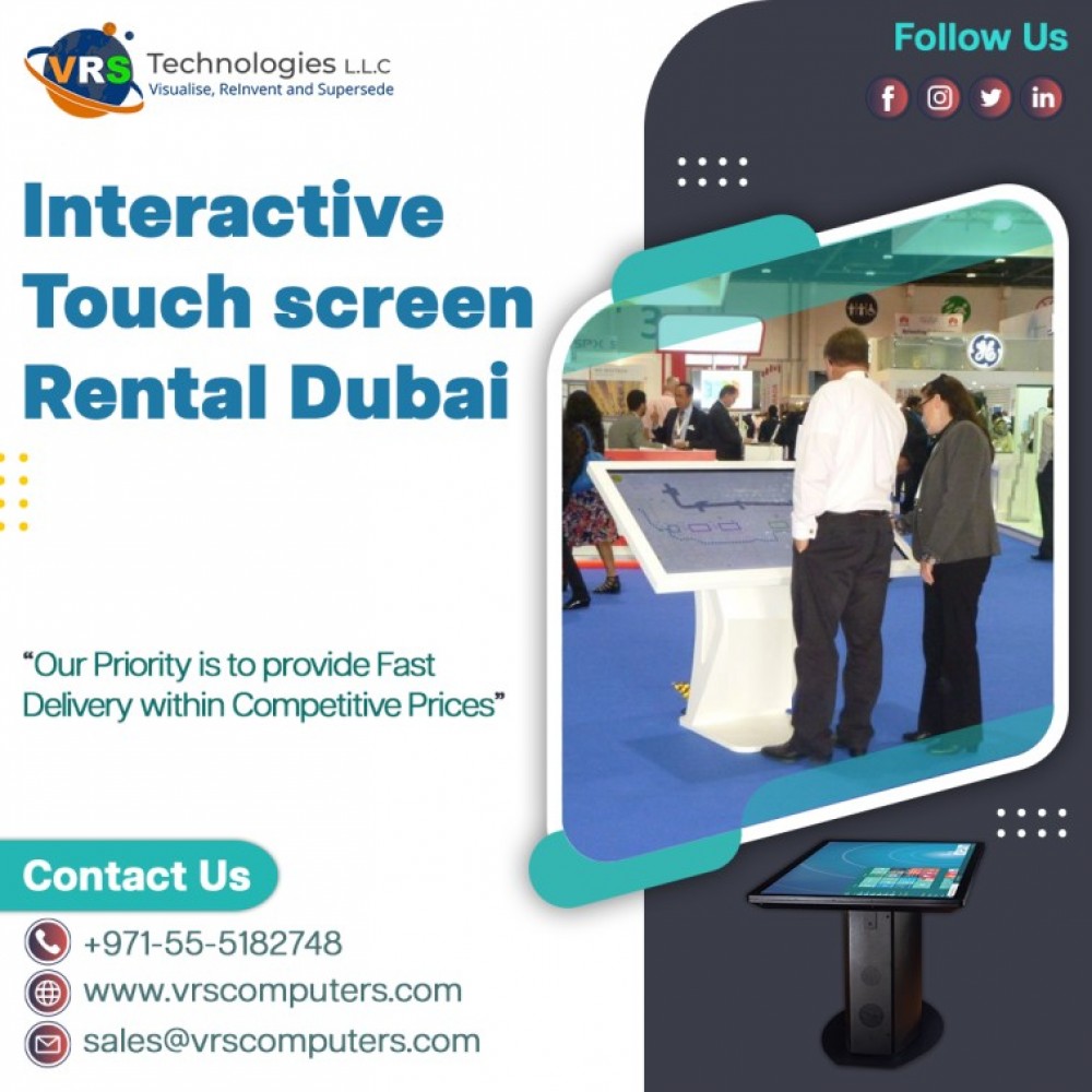 Digital Signage Kiosk Rentals for Events in UAE photo 1