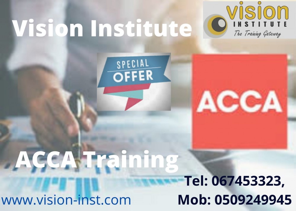 ACCA TRAINING AT VISION INSTITUTE AJMAN CALL 0509249945 photo 1