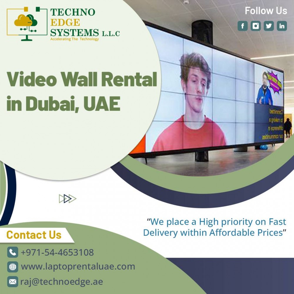 Video Wall Rental Dubai, UAE - Techno Edge Systems photo 1