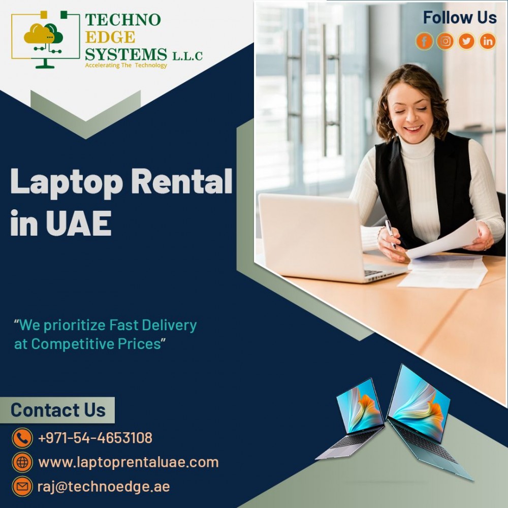 Boost your Business Growth with Laptop Rentals in Dubai photo 1