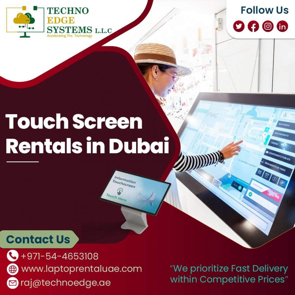 Best Place for Touch Screen Rentals in Dubai, UAE photo 1