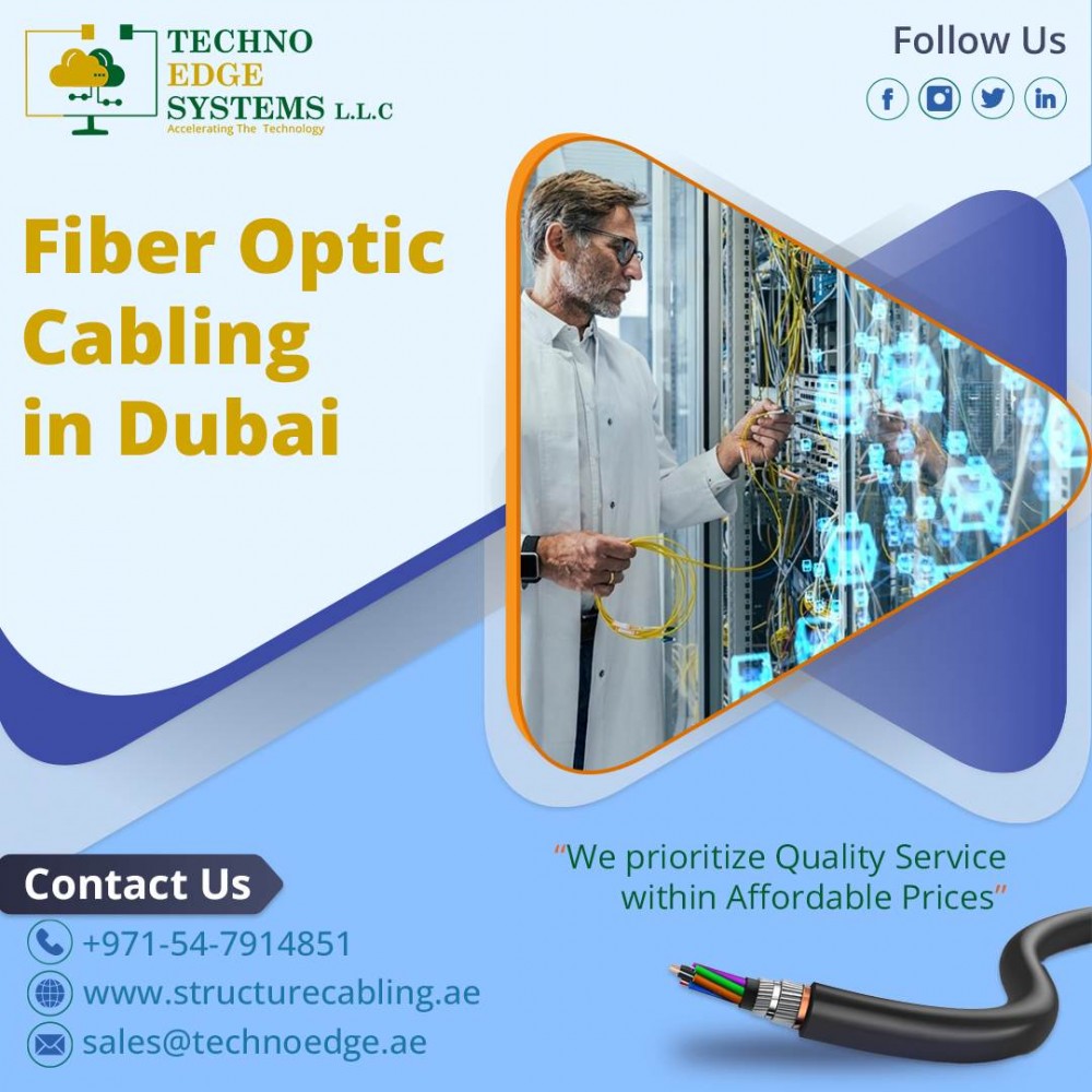 Fiber Optic Cabling Installation Dubai – Fiber Optic Services photo 1