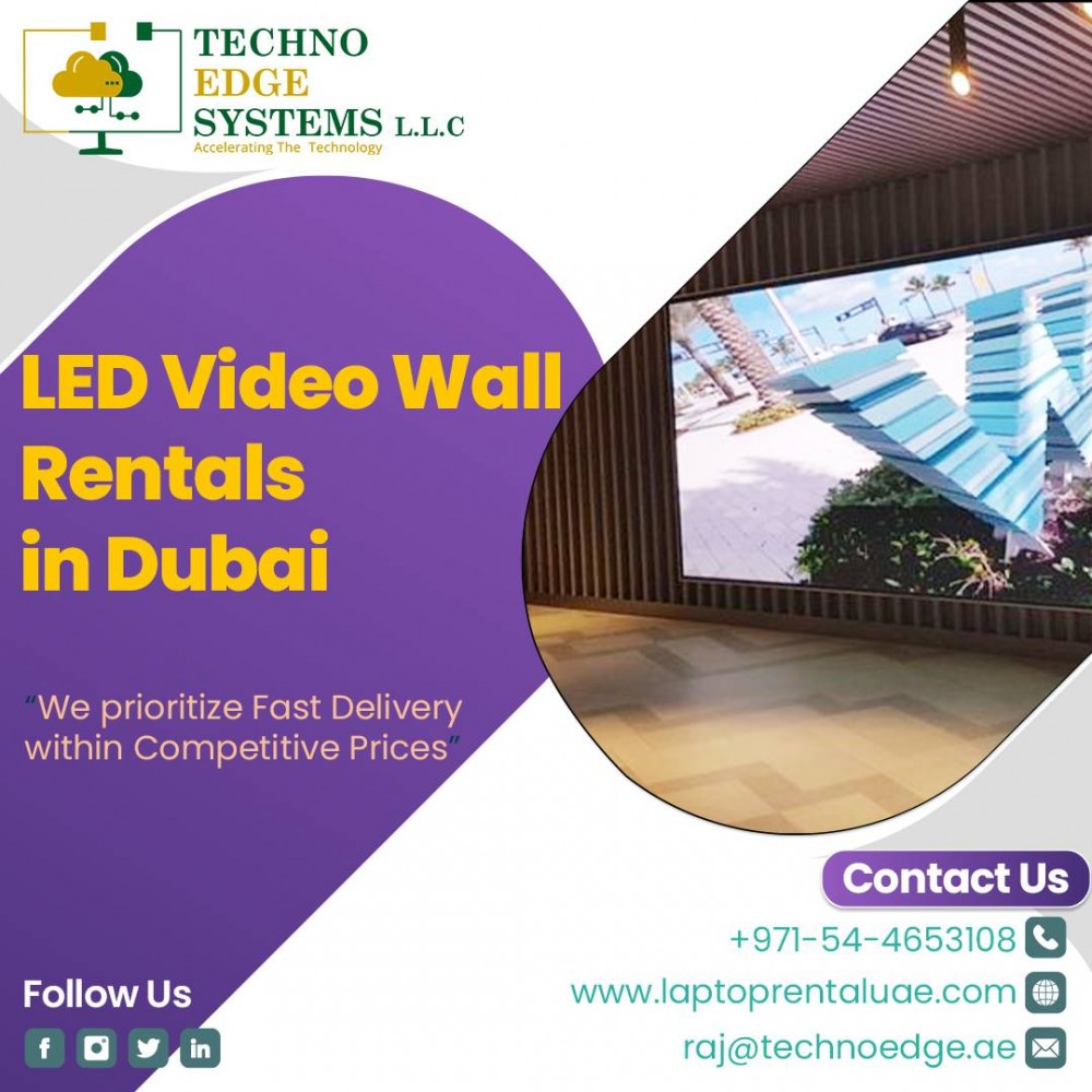 Hire LED Video Wall for Business Meetings in Dubai, UAE photo 1