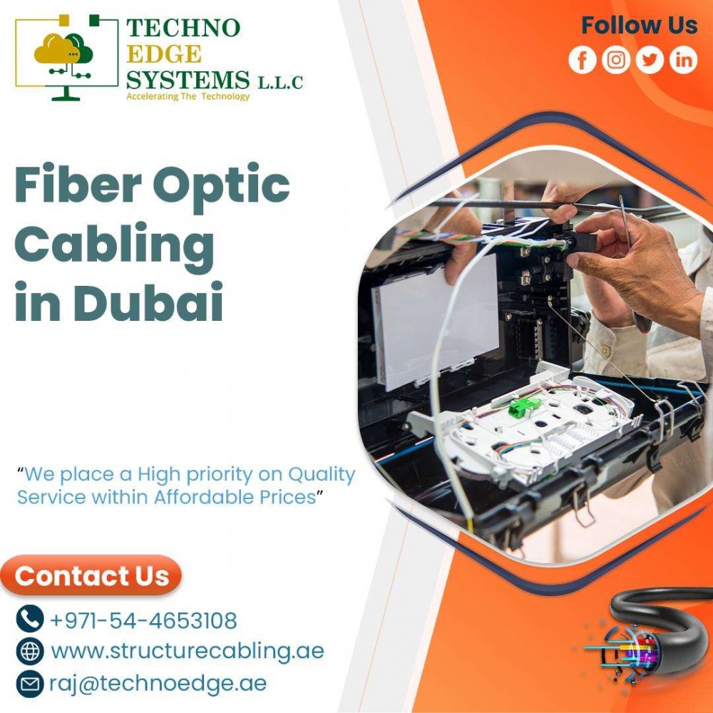 Do it the Smart Way With Techno Edge Systems Fiber Optic Cabling in Dubai, UAE photo 1