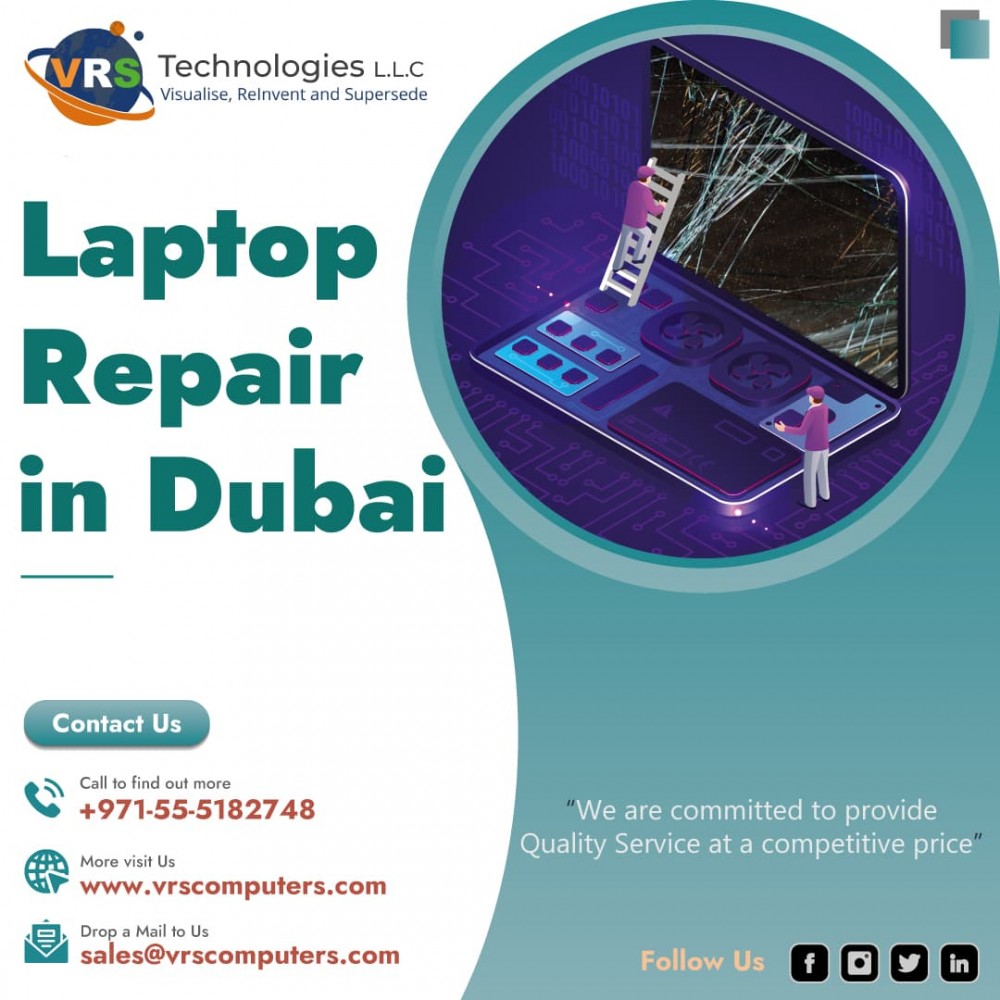 Laptops Repair in Dubai by VRS Technologies L.L.C photo 1